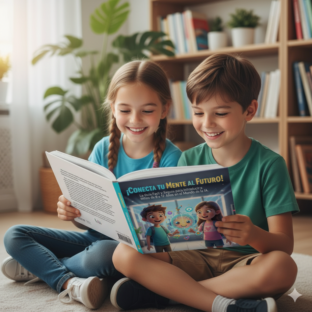 "Tech-Explorer": La Guía de IA para Niños de 8 a 12 años + Bonus.